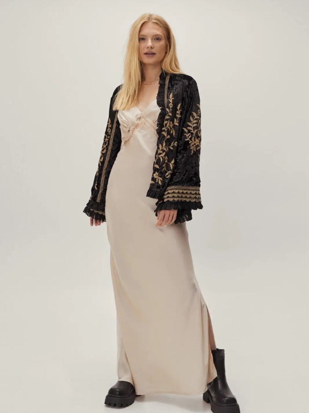 Velvet Embroidered Jacket